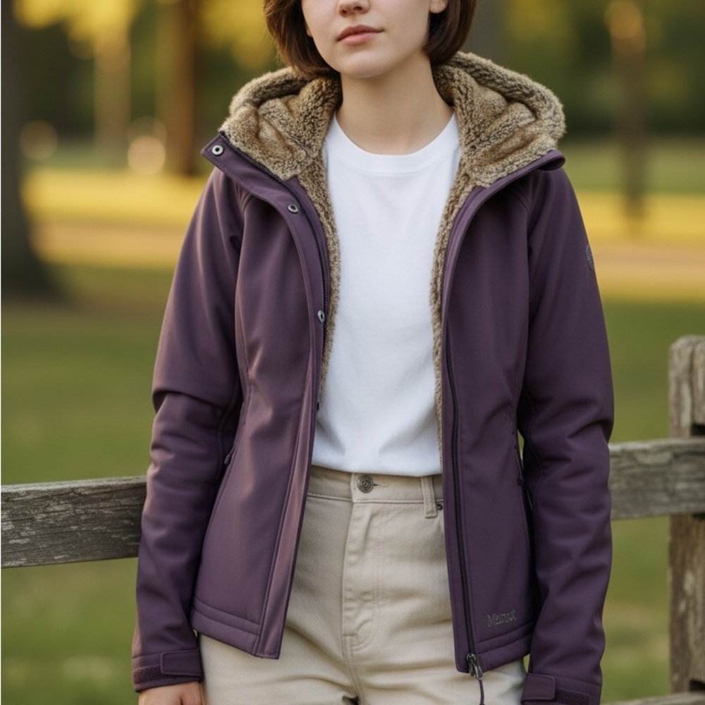 Marmot Women's Plum Utility Jacket with Faux Fur